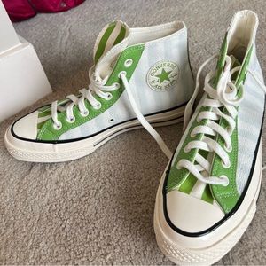 Striped converse BNWOB